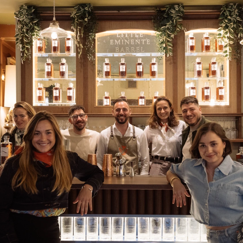 Équipe du Little Barrel, bar à cocktails et rhum à Genève, Eaux-Vives